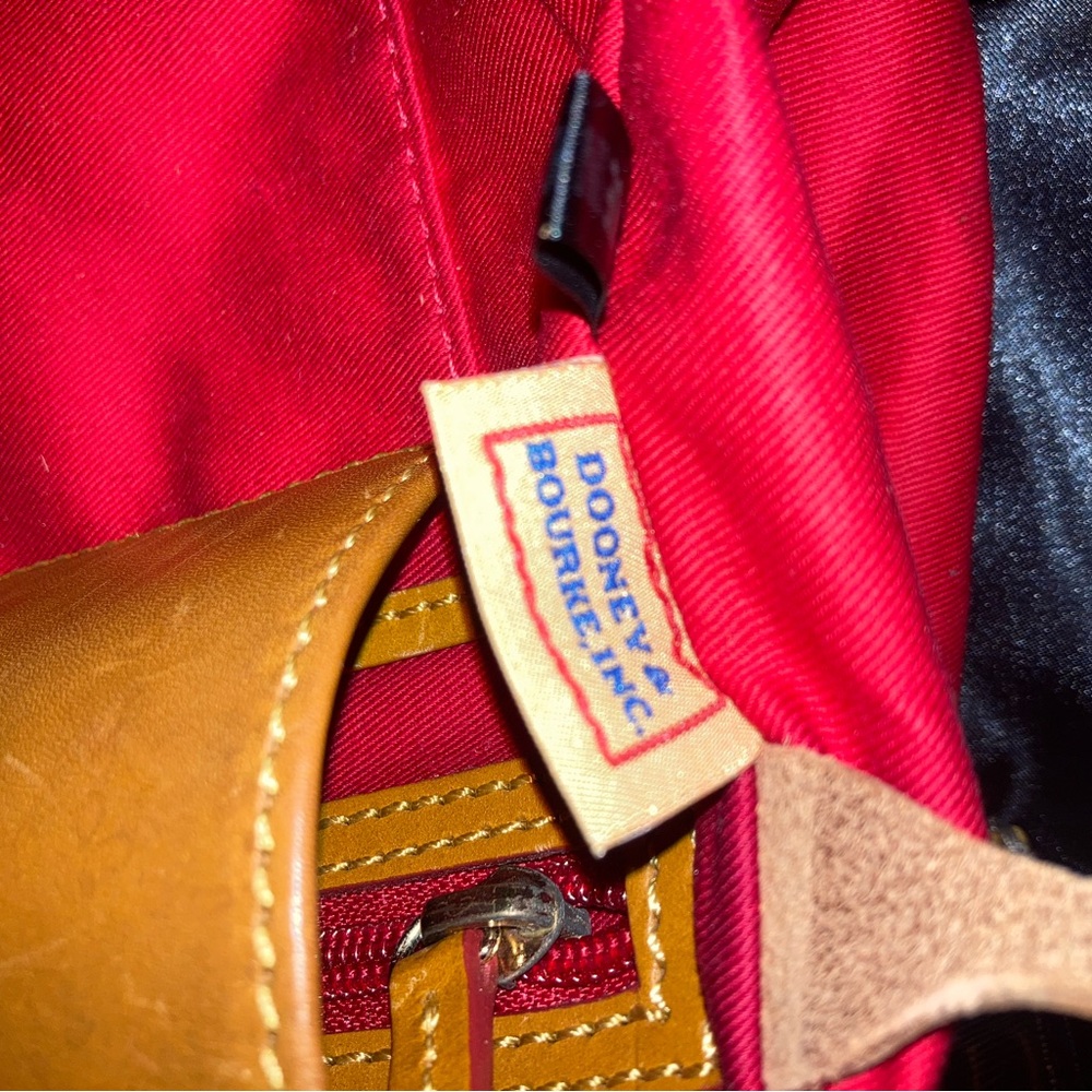 Dooney & Bourke Brown and Gold Signature Tote - Picture 12 of 16